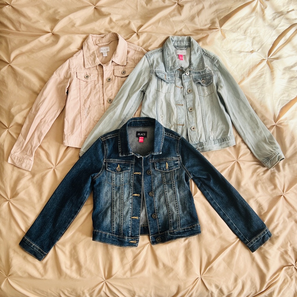 ⛔️SOLD⛔️ Trio Denim Jackets. Sz 7/8